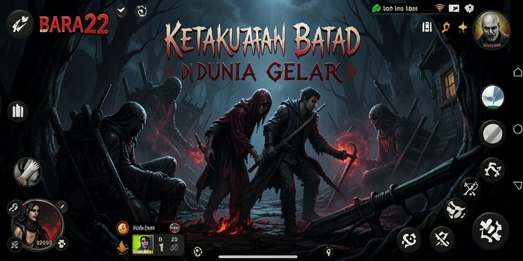 Tampilan mengerikan dari gameplay <strong>BARA22</strong> yang penuh ketegangan.