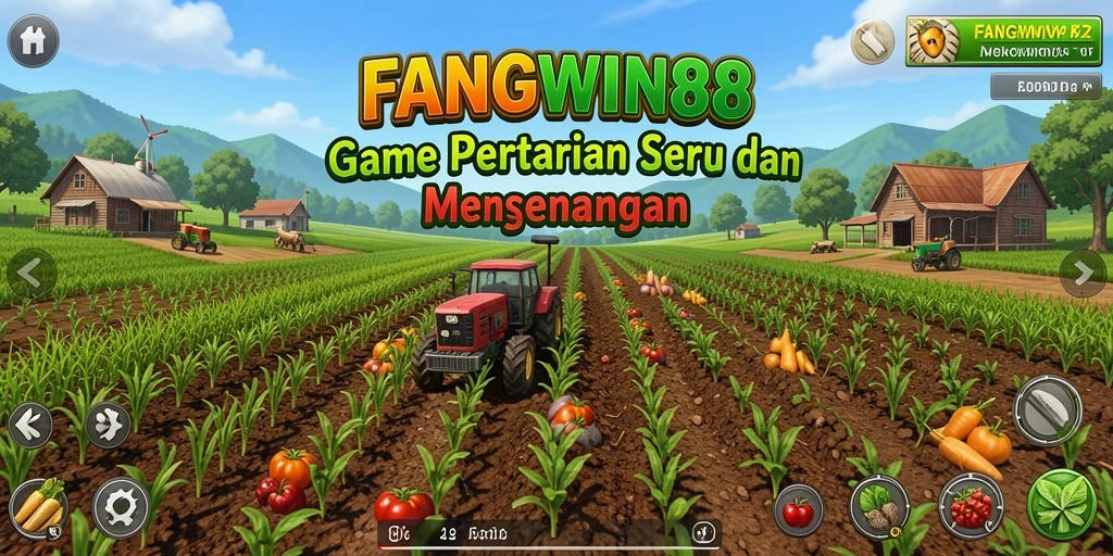 Tangkapan layar FANGWIN88 dengan tampilan lahan pertanian yang indah.