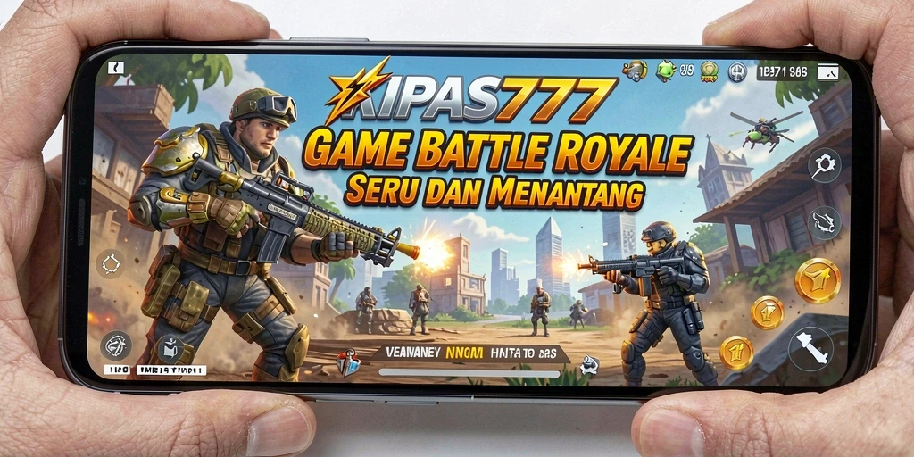 Tampilan gameplay KIPAS777 yang seru dalam pertempuran Battle Royale.
