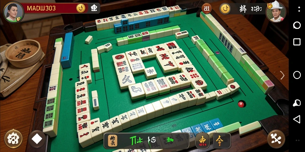 Tampilan gameplay yang menarik dalam MADU303, nikmati Mahjong!