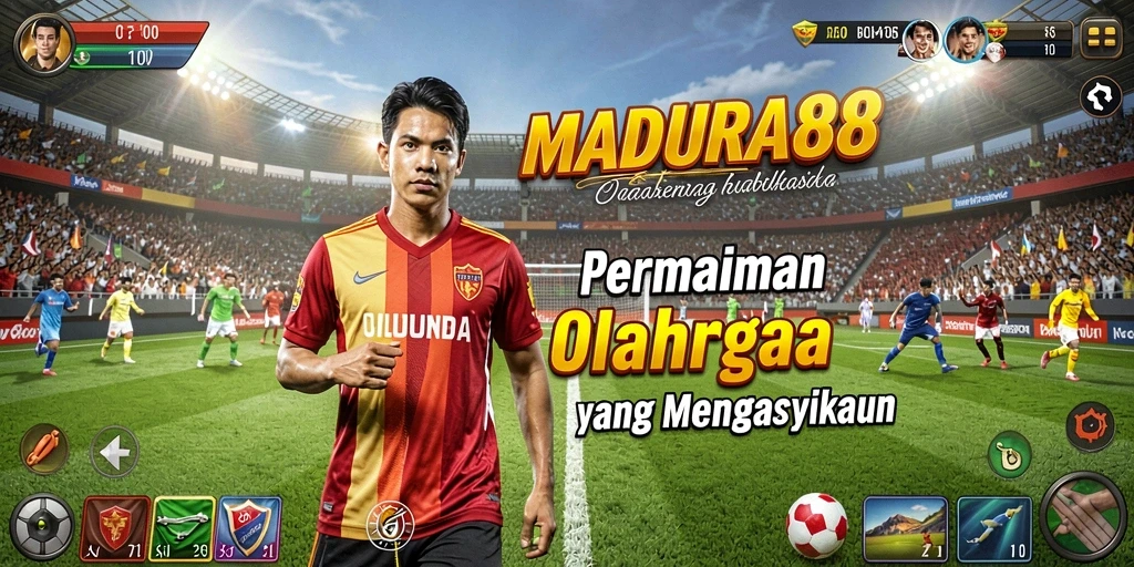 Screenshot MADURA88 menampilkan aksi seru permainan olahraga.