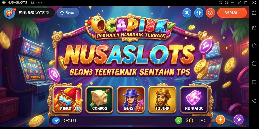 Tampilan gameplay <strong>NUSASLOTS</strong> yang penuh aksi dan keseruan.
