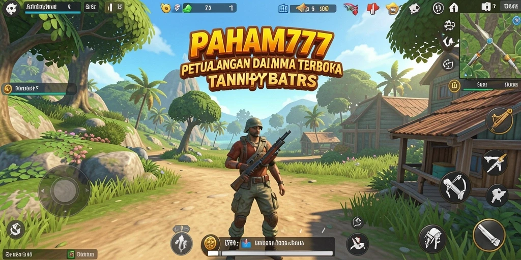 Gameplay PAHAM777 yang menampilkan petualangan Open World yang seru.