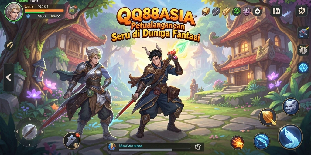 Screenshot gameplay <strong>QQ88ASIA</strong> yang menunjukkan aksi eksplorasi petualangan.