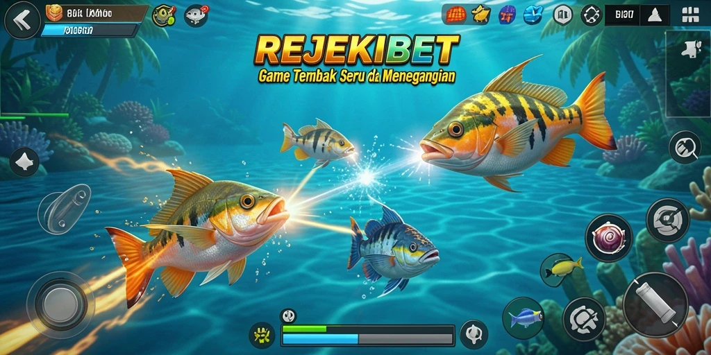 Gameplay seru menembak ikan di REJEKIBET.