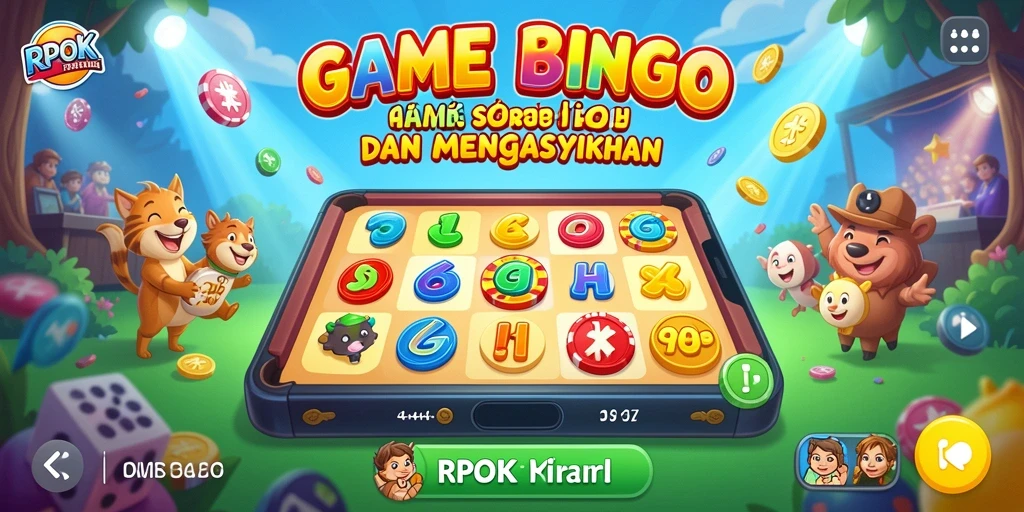 Tampilan gameplay RPOK menunjukkan permainan Bingo yang menyenangkan.