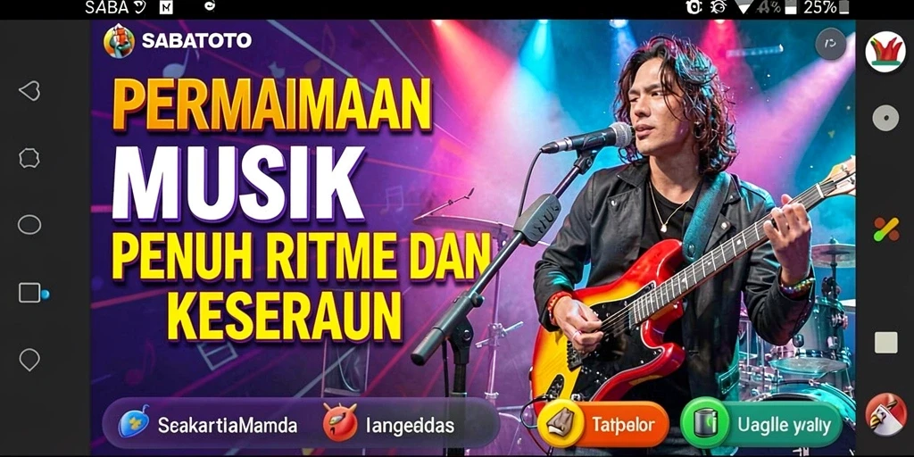 Tampilan gameplay yang seru dan dinamis di SABATOTO.
