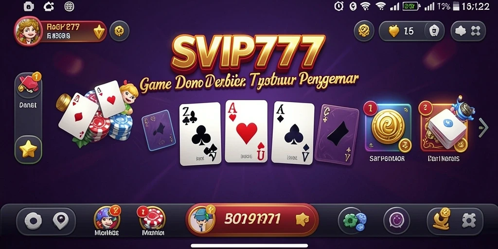 Screenshot gameplay SVIP777 yang menunjukkan keseruan bermain Domino.