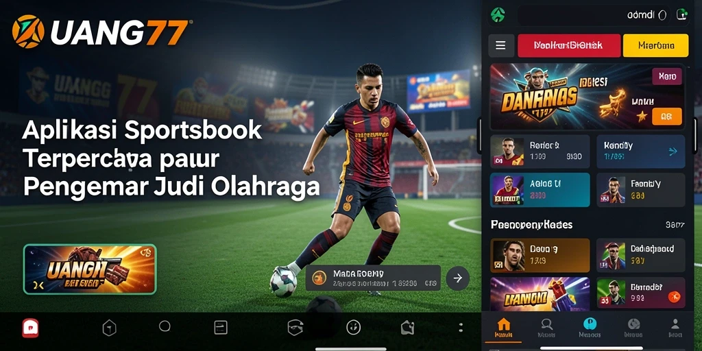 Tampilan gameplay menarik dari aplikasi Sportsbook UANG77.