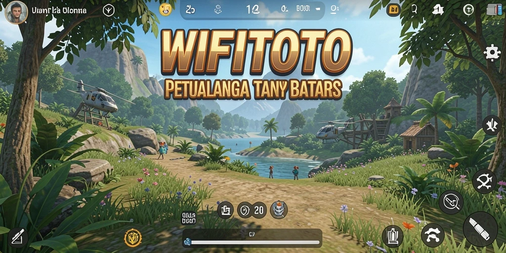 Screenshot WIFITOTO menampilkan aksi mendebarkan dalam dunia terbuka.
